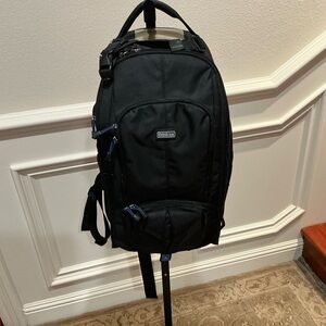 Black Sling Backpack for Men